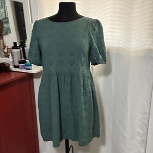 American Eagle Outfitters Green Mini Dress